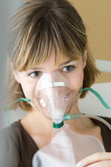 Wall Mural - model oxygen therapy is a treatment that has the aim to bring oxygen to a person oxygen therapy enab