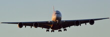 Airbus A380-800 Coming In To Land
