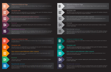 numbered or chart list template