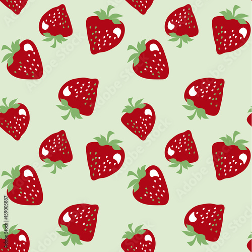 classic strawberries seamle...