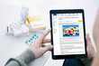 © RFBSIP - Man reading an article about buying medicines online
