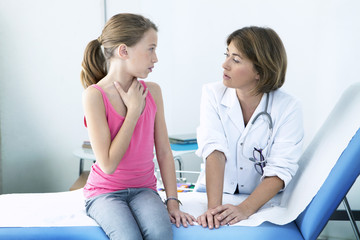 Wall Mural - Asthma, child