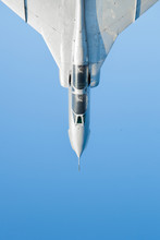 Fighter Jet With Blue Sky In Background