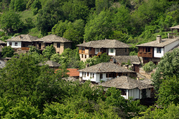 Wall Mural - Old Bulgarian houses