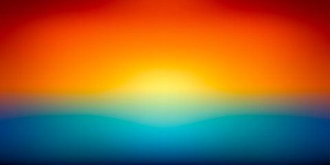 Abstract vector mesh background, color gradient, orange and blu, smooth sunset, vector wallpaper
