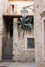 House Entrance In An Old Town 