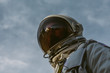 © HOWL/Stocksy - A heroic portrait of a young astronaut