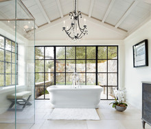Opulent Bathroom In Luxury Custom Built Home 