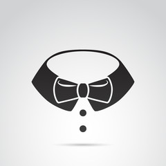 Wall Mural - collar vector icon.