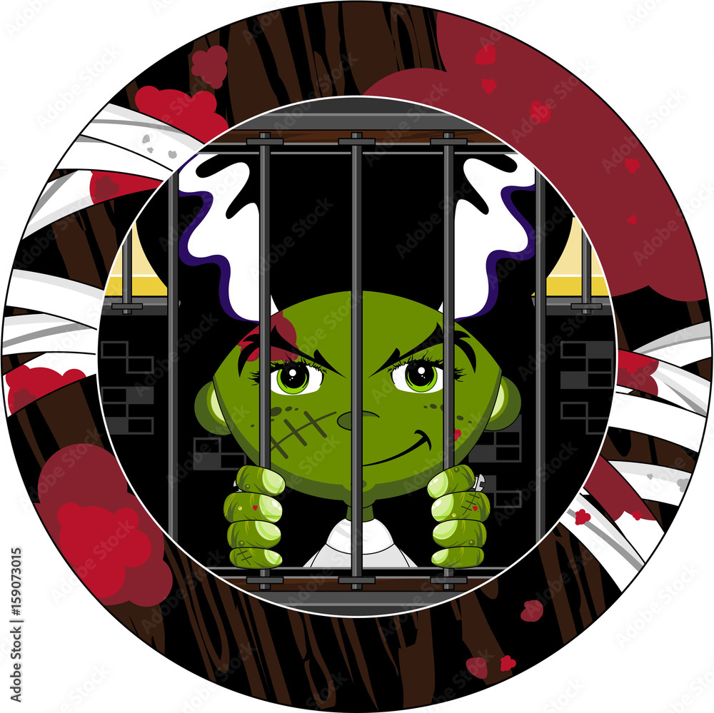 Cartoon Frankensteins Monster Stock Vector | Adobe Stock