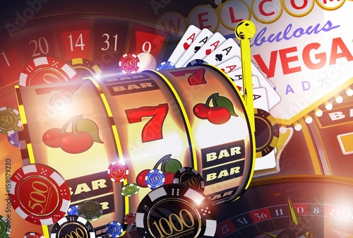 Plakat Vegas Casino Games Concept