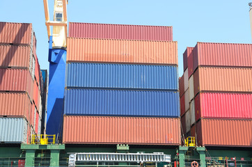 Container Ship in port