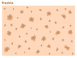 freckle skin texture graphic , vector , nice skin