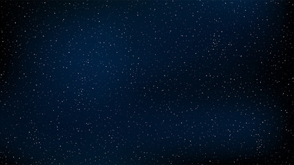 Wall Mural - abstract background. the beautiful starry sky is blue. the stars glow in complete darkness. a stunni