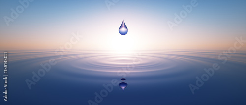 Wassertropfen im weiten Ozean 2