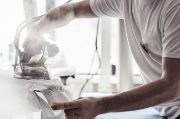 hand ironing