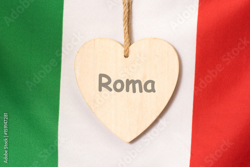 Italienische Flagge Und Ein Herz Mit Dem Aufdruck Rom Buy This Stock Illustration And Explore Similar Illustrations At Adobe Stock Adobe Stock