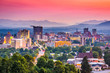 Asheville, North Carolina, USA skyline.