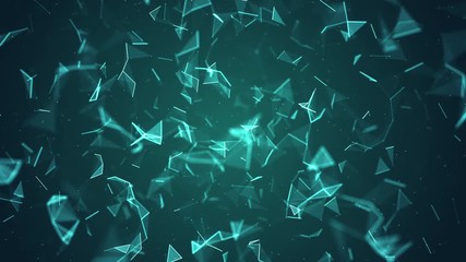 Wall Mural - geometrical technology futuristic abstract and science color background.
