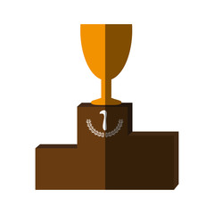 trophy flat illustration icon vector design graphic shadow