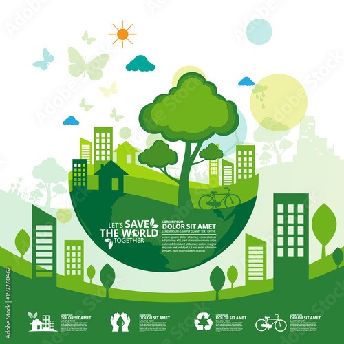 Environment Let S Save The World Together Stock Vector Adobe Stock Environment Let S Save The World Together Stock Vector Adobe Stock