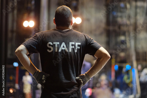 Fotografía Chief specialist in the installation of scenery in the theater of opera and ball