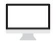 © branchecarica - Computer monitor, display isolated vector icon