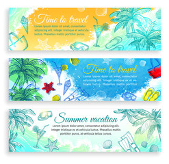 summer banner templates