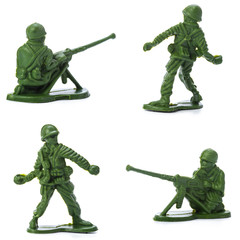 Wall Mural - Collection of traditional toy soldiers