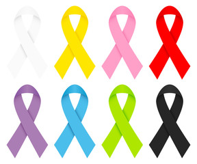 Poster - 8 Ribbons Set Color