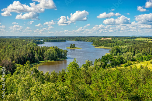 Obrazy Polska masurian-lake-district-landscape-lake-jedzelewo-stare-juchy