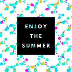Aufkleber - Summer memphis background