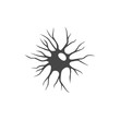 Neuron, Nerve Cell Icon Flat Graphic Design - Illustration