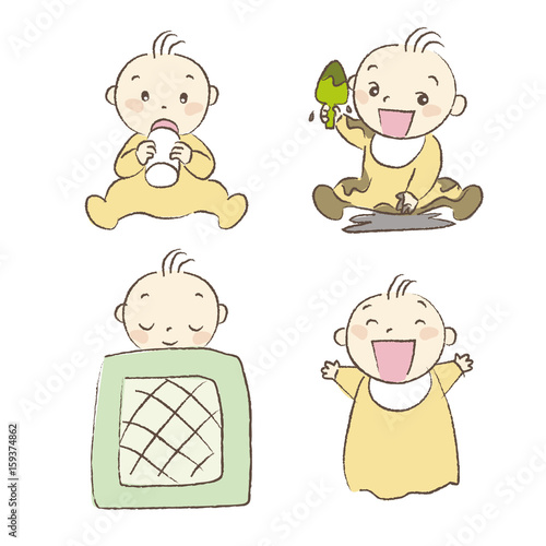 いろいろなポーズと表情の赤ちゃんイラスト Buy This Stock Vector And Explore Similar Vectors At Adobe Stock Adobe Stock いろいろなポーズと表情の赤ちゃんイラスト Buy This Stock Vector And Explore Similar Vectors At Adobe Stock Adobe Stock