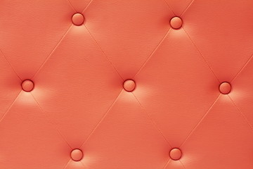 Orange leather sofa for background