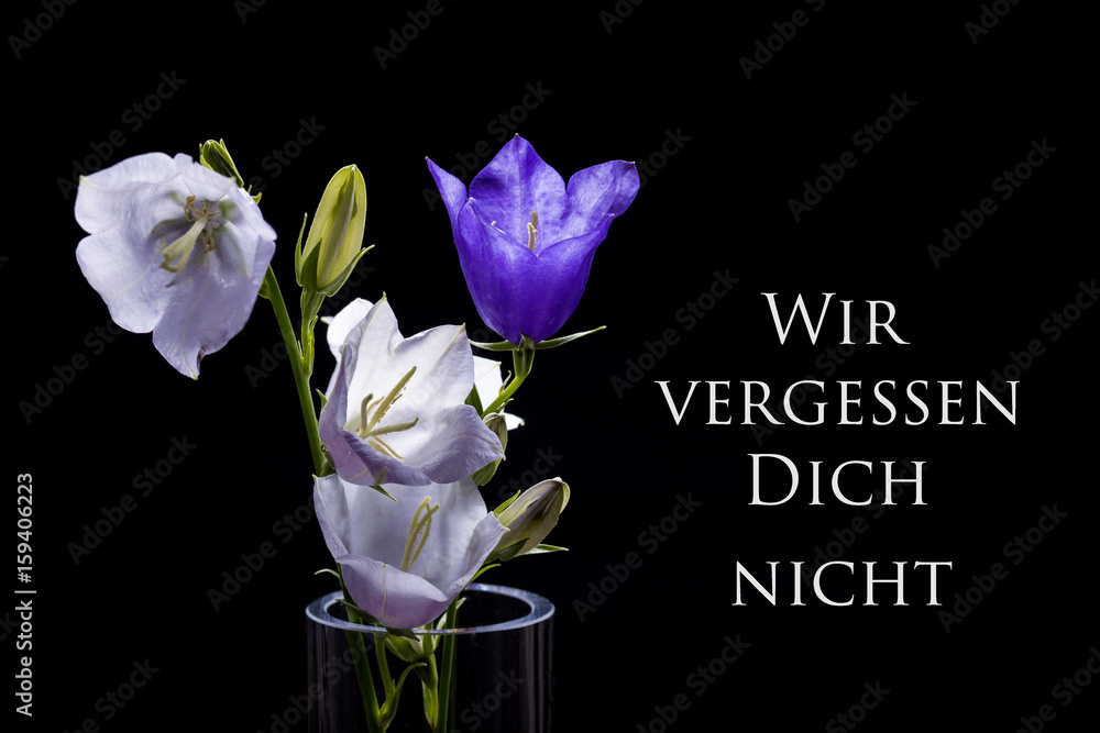 Stock-Foto „Trauer, Blumen, Verlust“