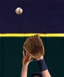 © razihusin - Outfielder hand catching baseball