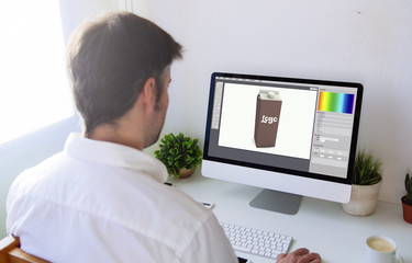 Wall Mural - branding packaging designer