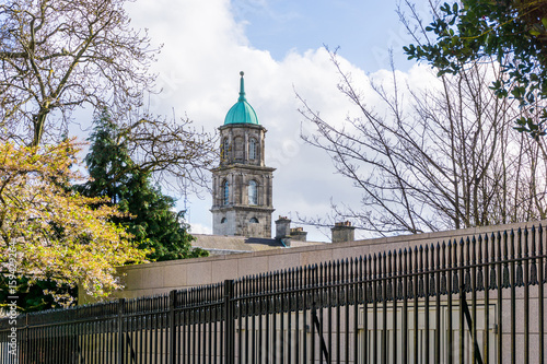 Zdjęcie XXL Uliczny widok kościelni punkty zwrotni Dublin Irlandia