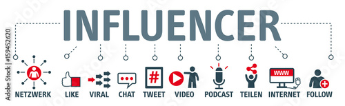 Fotografía Banner Influencer concept