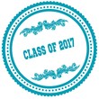 © Ionut  Catalin Parvu - CLASS OF 2017 blue round stamp.