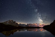 © AWL Images - Cheserys lake and the Mont Blanc Massif at night