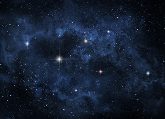 Wall Mural - dark cosmic nebula
