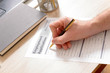© Monika Wisniewska - Filling inblank employment application form