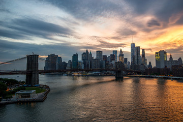 Canvas Print - Manhattan bridge