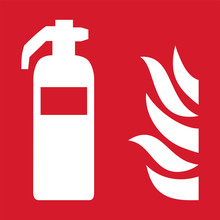 ISO 7010 F001 Fire Extinguisher