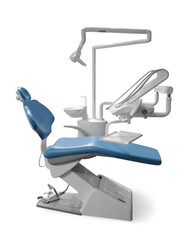 Wall Mural - Modern dental chair on white background