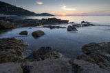 Fototapeta Morze - Sonnenuntergang auf der Insel Zirje, Kroatien