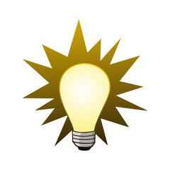 Poster - Creative bulb icon