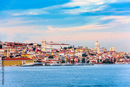 Plakat Lizbona, Portugalia nad rzeką